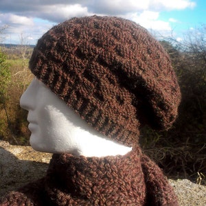 Knitting Pattern Mens Slouchy Beanie Dad Hat 21st Birthday Gift for Him Boyfriend Gift Husband Knit Hat Digital Download FARMERS MARKET Cap