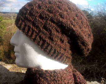 Knitting Pattern Mens Slouchy Beanie Dad Hat 21st Birthday Gift for Him Boyfriend Gift Husband Knit Hat Digital Download FARMERS MARKET Cap