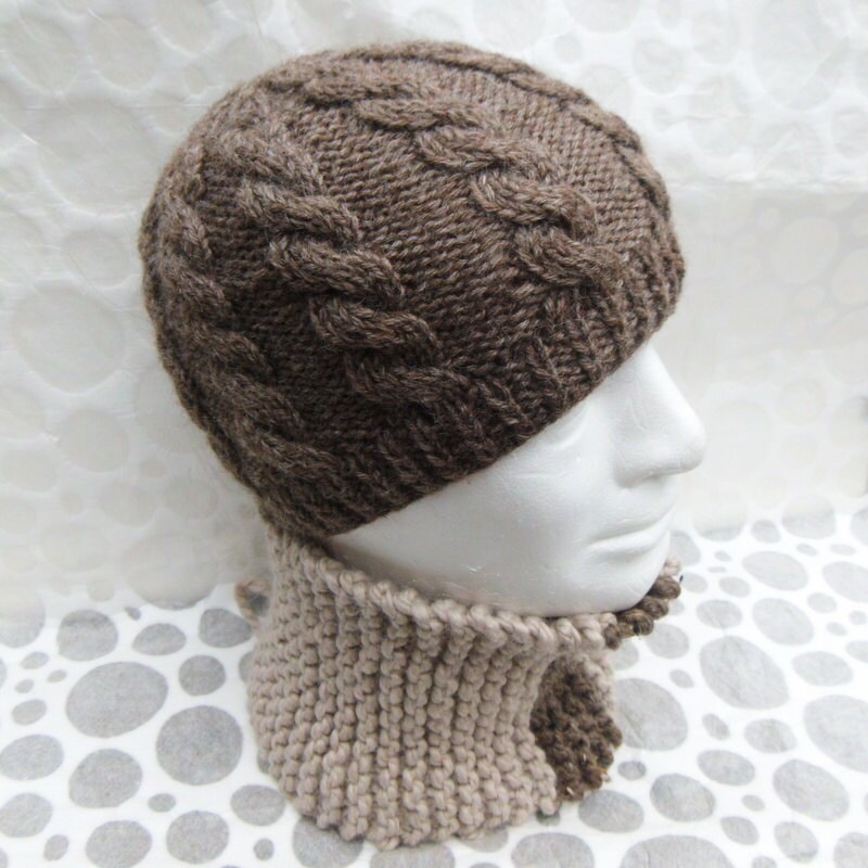 KNITTING PATTERN/INISHMOR Mans Cable Hat Pattern / Irish Fishermans Hat ...
