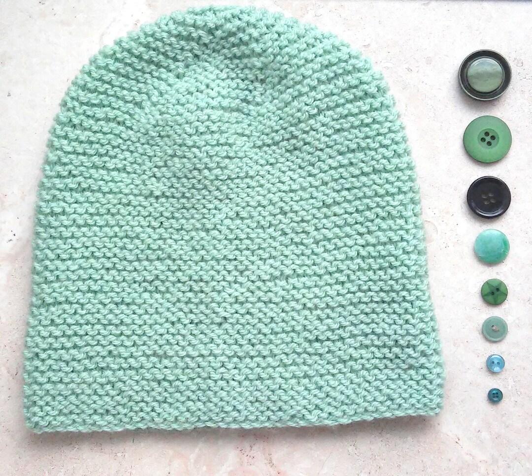 Mens Slouchy Hat KNITTING PATTERN Teenage Boy Beanie Gift for Men ...