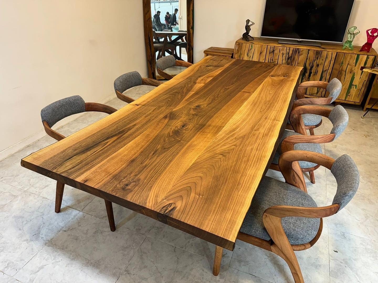 Rustic dining table - Etsy 日本