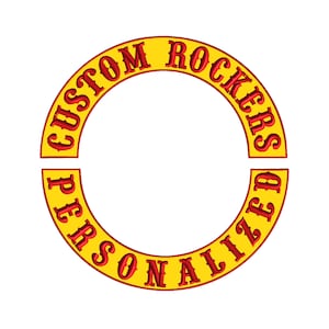 14&quot; Custom MC Motorcycle Patches for Jackets and Biker Vests , Iron on