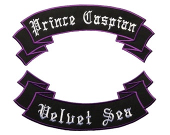 Custom Biker Rocker Patches: Iron-On/Sew-On Ribbon Patch for Motorcycle Jackets, Vests