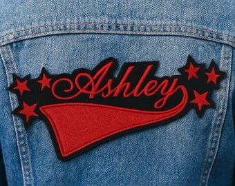 Star Name Patch – Personalized Embroidery for Jackets, Dance Costumes, or Uniforms