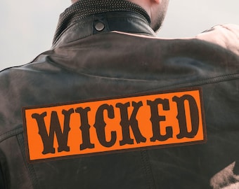 Individuell gestickter Motorrad-Club Aufnäher: Biker-Weste Aufnäher