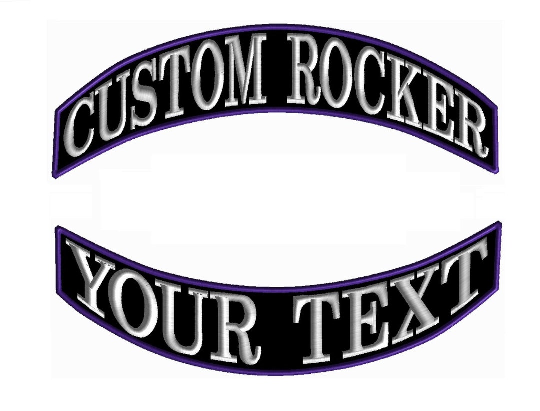 6 Piece Custom Motorcycle Patches for Jackets , Iron on or Sew on  Embroidered Biker Patches for Vest 