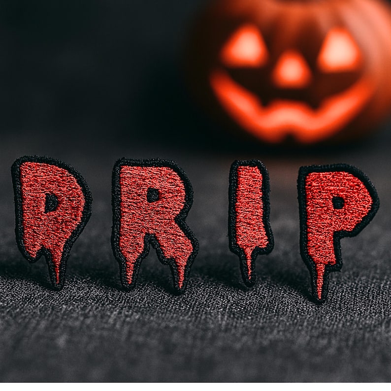 Halloween Letters - Horror Letters for Iron on Names - Custom Letter Patches image 7