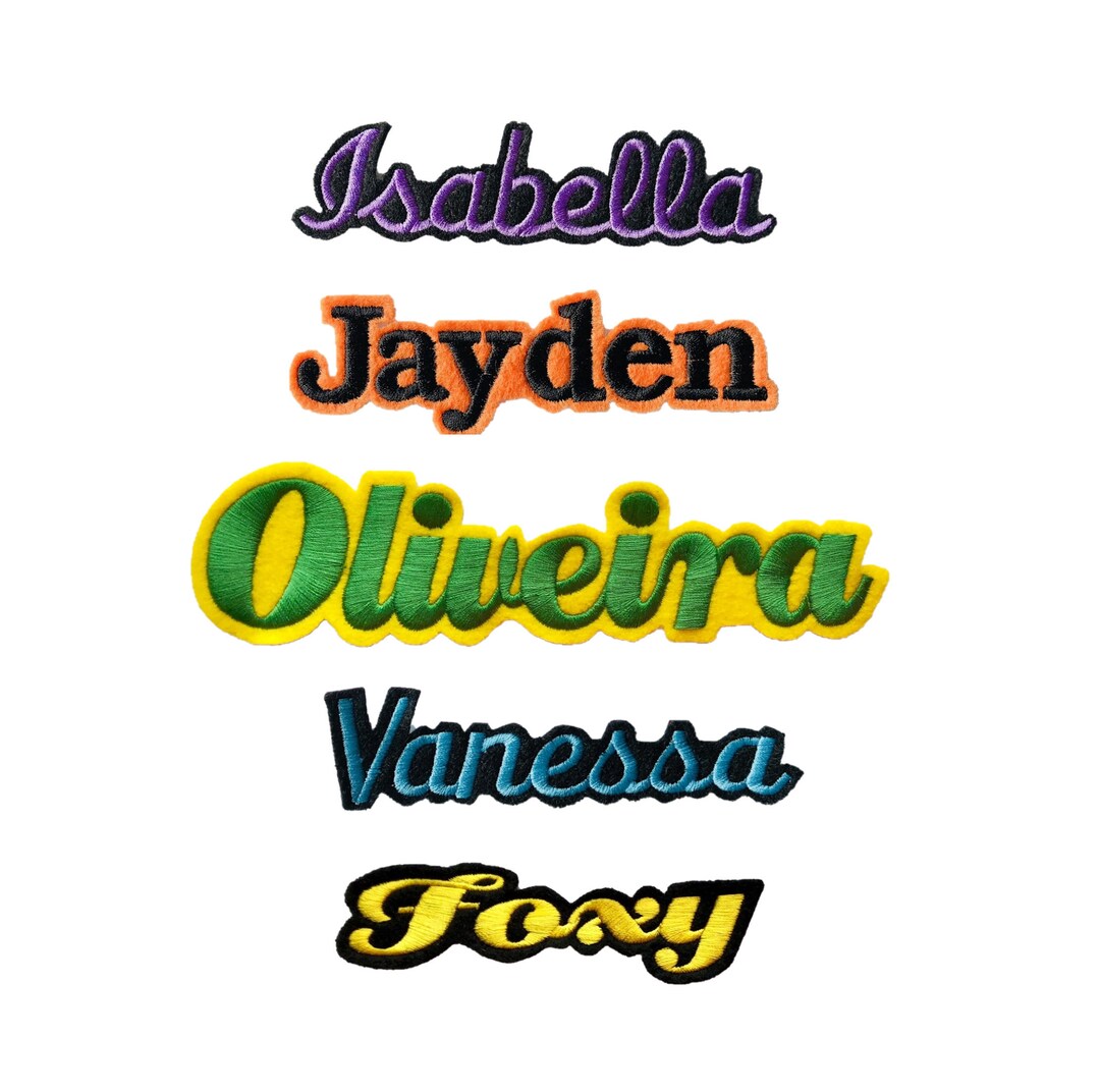 Custom Patches for Jackets Iron on Names Patches Custom Etsy