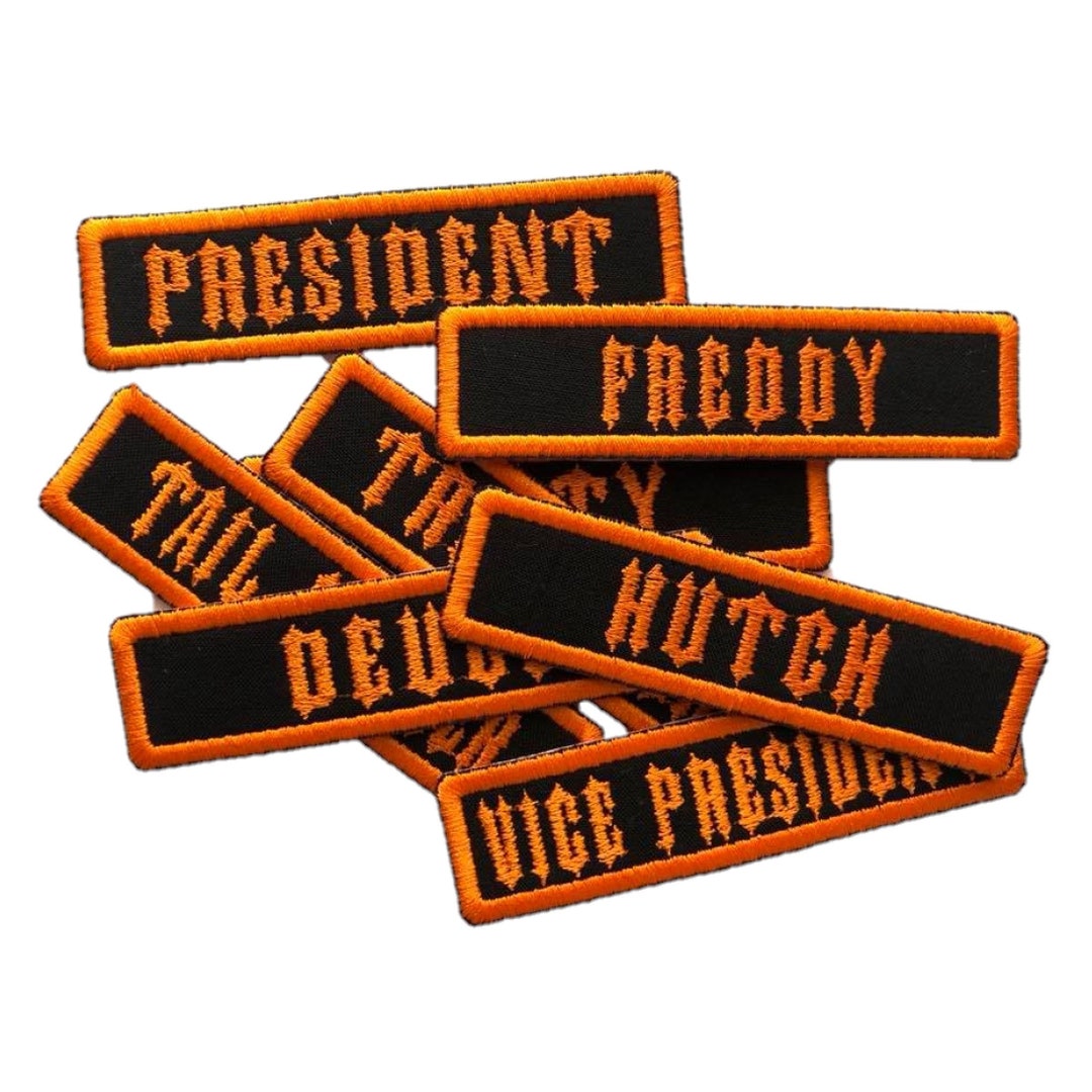 Custom Embroidered Patches for Jackets , Iron on Motorcycle Patches