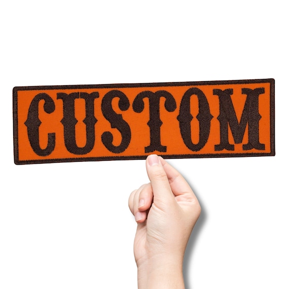 Custom Embroidered Name Patch – Iron-On  / Sew-On for Jackets, Vests, Backpacks & Personalized Gifts