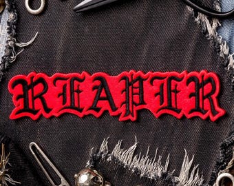 Custom Embroidered Name Patch: Iron-On Felt Applique