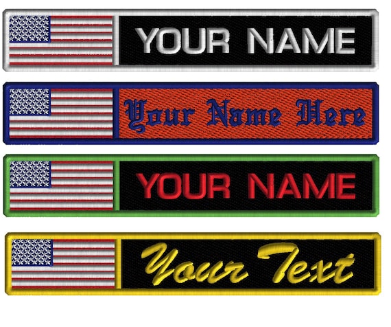 Custom Patches American Flag Patch for Tactical Vest Iron on Patch  Personalized Patches for Jackets Tactical Patch Embroidered Patch 