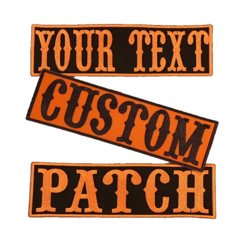 11 Custom Iron on Patch for Jackets Embroidered Large Etsy