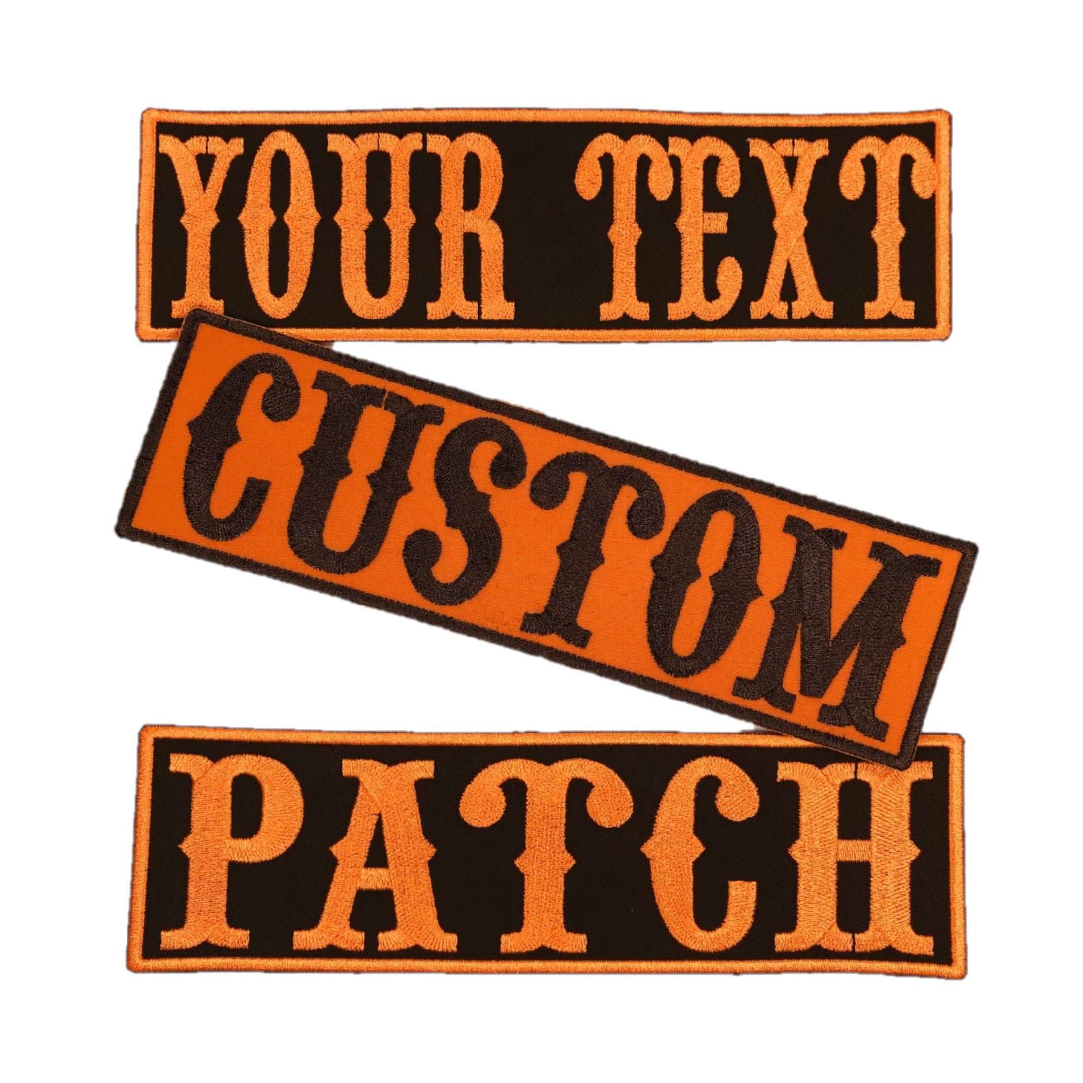 11 Custom Patches for Jackets Embroidered large back Etsy