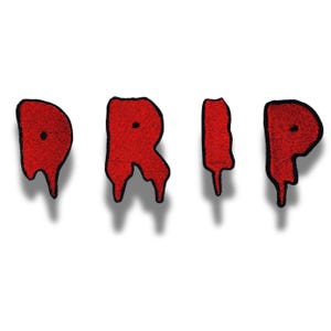 Halloween Letters - Horror Letters for Iron on Names - Custom Letter Patches image 8