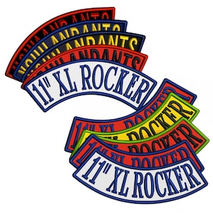 Custom Banner Patches für Jacken - Biker Patch zum Aufbügeln - Aufnäher / Patches zum Aufbügeln