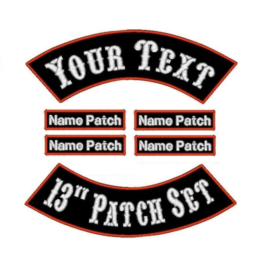 Custom Patches for Motorcycle Jacket Patches for Biker Vest - Etsy