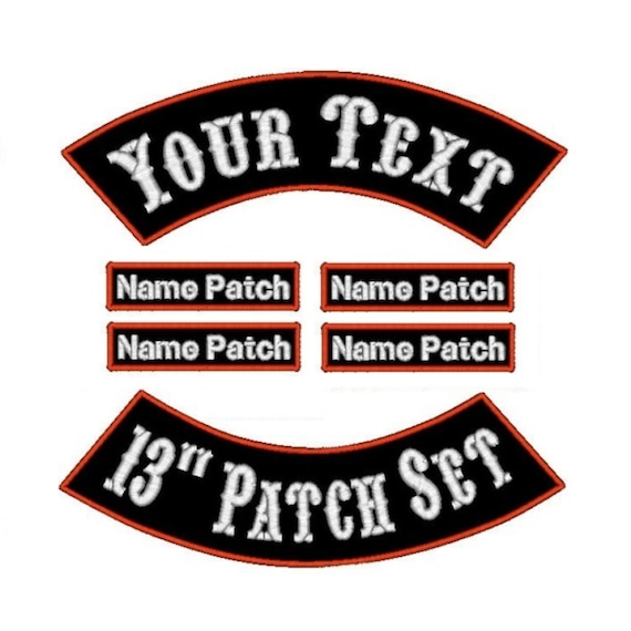 Custom Patches for Motorcycle Jacket Patches for Biker Vest Back