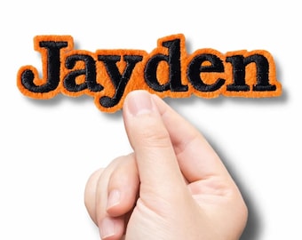 Custom Embroidered Name Patch - Personalized Iron On for Jackets & Backpacks