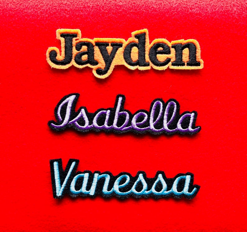 Custom Patches For Jackets Custom Name Patch Large Back Etsy