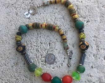 J70 African Trade Beads necklace
