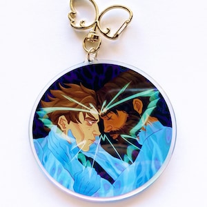 Jayvik Butterfly Keychain 3&quot; | Jayce Talis & Viktor, Arcane, League of Legends, LoL