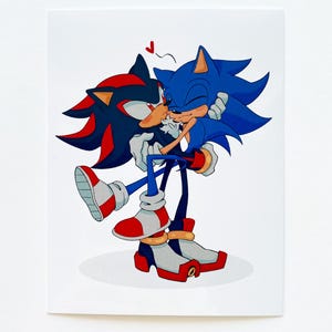 Sonadow Art Print | Sonic and Shadow