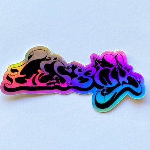 Lesboy Holographic Sticker | Waterproof Lesbian Transmasc Stickers ...
