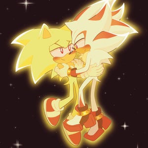 Super Sonadow Art Print | Sonic the Hedgehog and Shadow the Hedgehog