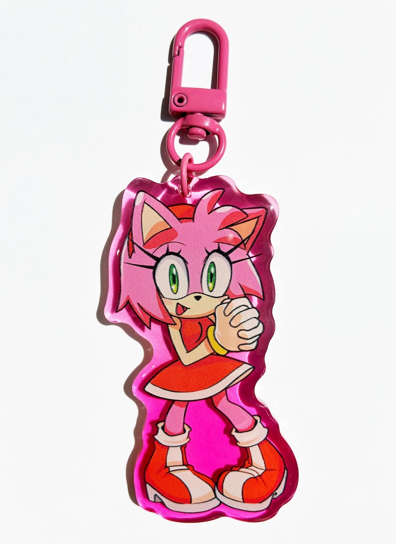Sonic the Hedgehog Keychains | Sonic, Shadow, Silver, Blaze, Rouge ...