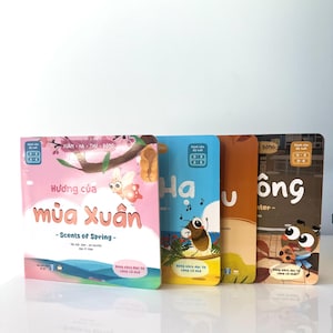 Vietnamese Children Board Books: Four Seasons Gift Set for Baby