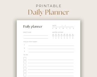 Tagesplaner Printable: A4 Template für Kreativität (PDF)