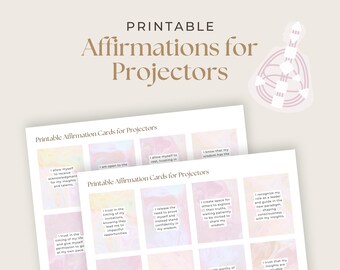 Human Design Projector Affirmation Cards: Printable Guide (PDF)