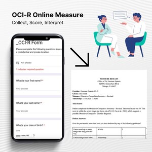 Obsessief-compulsieve inventaris: herzien (OCI-R) Google-formulier met score en interpretatie via Google App Script