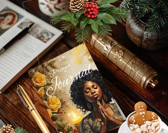 Afrocentric Prayer Journal, Black Woman Christian Devotional (Digital Download)