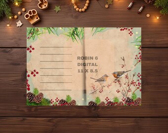 ROBIN DESIGN 6 – Strona do dziennika śmieci w linie DO DRUKU