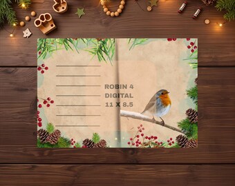 ROBIN DESIGN 4 – Strona w linie do dziennika śmieci (pobranie cyfrowe)