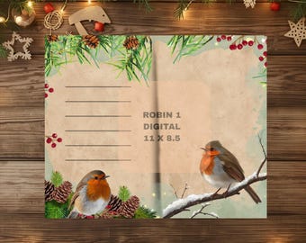 ROBIN DESIGN 1 – Strona w linie do dziennika śmieci (pobranie cyfrowe)