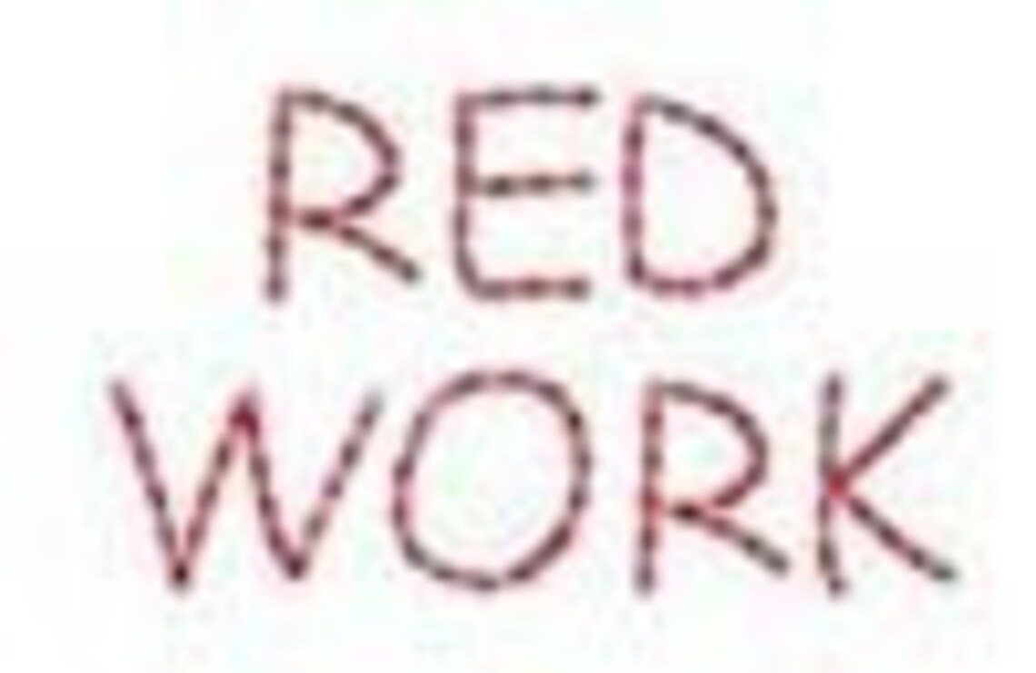 Redwork Alphabet Machine Embroidery Designs - Etsy