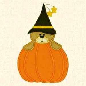 Halloween Applikation Maschinenstickmotive