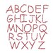 Redwork Alphabet Machine Embroidery Designs - Etsy