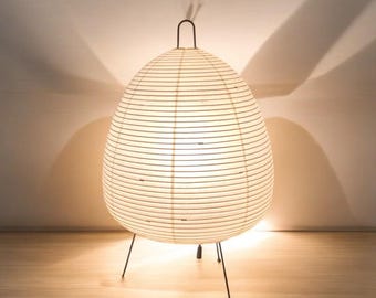 Japanese Rice Paper Shade Lamp | Elegant Desk Light Unique Bedroom Decor |  Japanese Floor Lamp | Japanese Decor |  Perfect Gift For Her