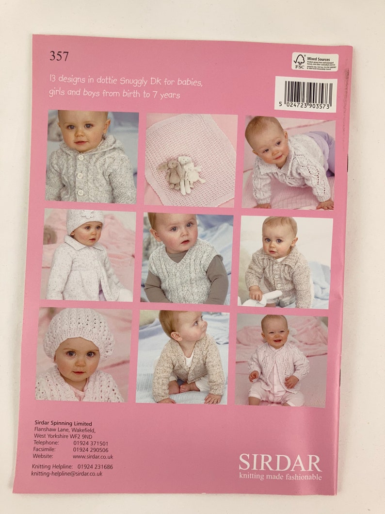 Sirdar Dottie and Spottie Knit Pattern Book afbeelding 6