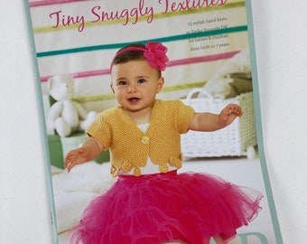 Sirdar Tiny Snuggly Textures knitting pattern books.
