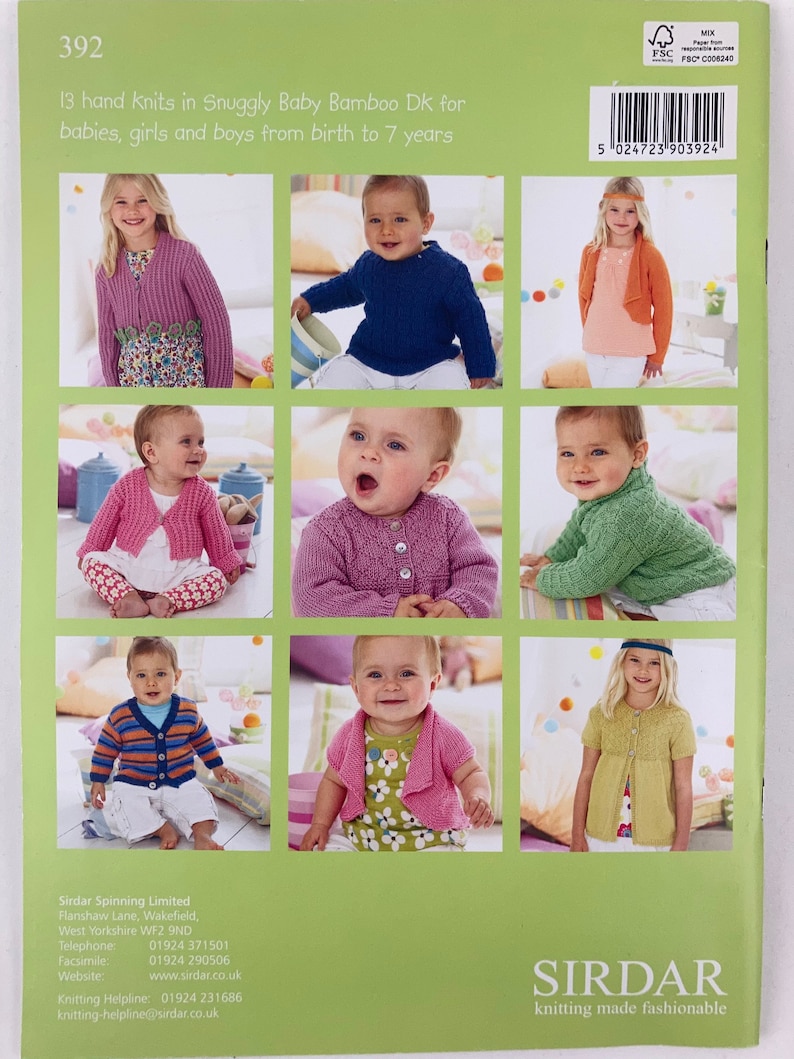 Sirdar Jumping Jellybeans knitting pattern book image 2