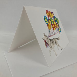 Siberian Husky Happy Birthday Card image 5
