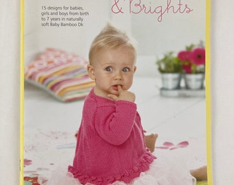 Libro de patrones para tejer Sirdar Little Stripes and Brights