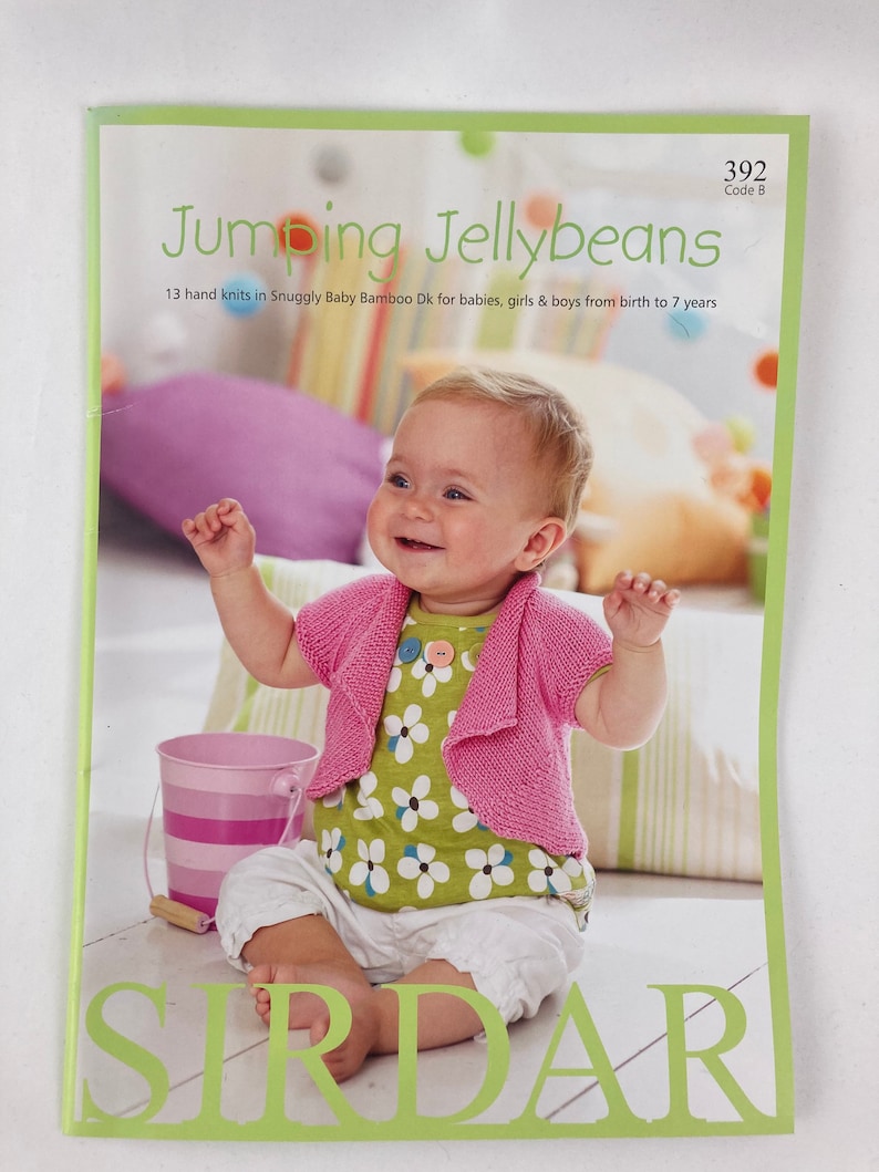 Sirdar Jumping Jellybeans knitting pattern book image 1