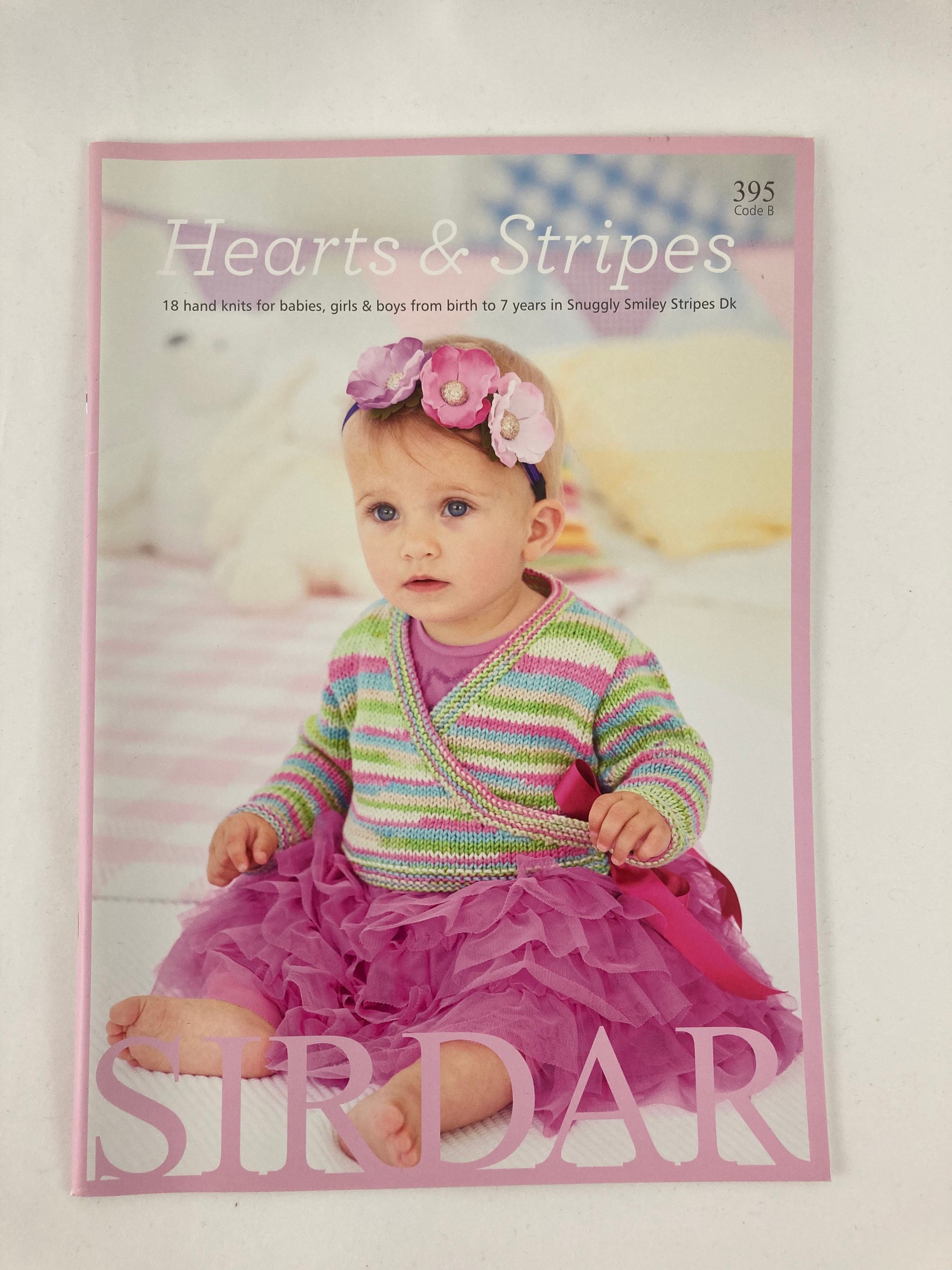 Sirdar Hearts & Stripes Book for Snuggly Smiley Stripes 