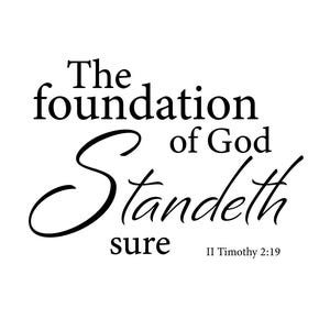 KJV, Svg, Bible Verse Svg, Png, Religious Svg, Scripture Svg, Cut Files for Cricut, 2 Timothy 2:19 &quot;The Foundation of God Standeth Sure&quot;